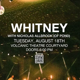 Whitney w/ Nicholas Allbrook (of Pond)