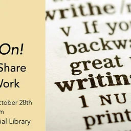 Write On! Writers Share Their Work