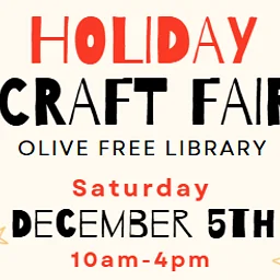 Holiday Craft Fair at the Olive Free Library