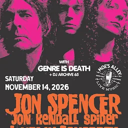 Moe's Alley Presents: Jon Spencer w/ Genre Is Death + DJ Archive 65