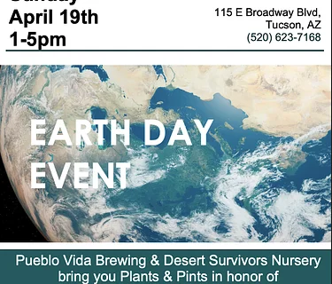 Pints & Plants: Earth Day Plant Sale with Desert Survivors