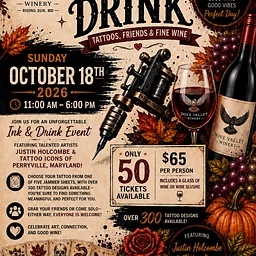 Ink & Drink * October 18th