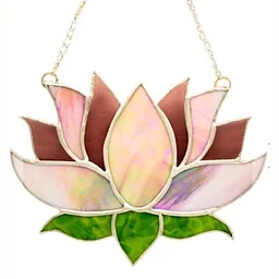The Art of Stained Glass! Lotus!