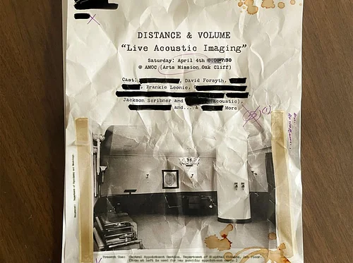 Distance & Volume: Live Acoustic Imaging