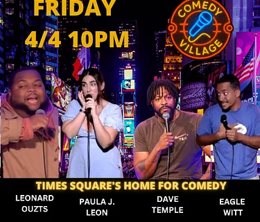 Times Square Comedy | Saturday, April 4th @10 PM