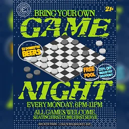 Bring Your Own Game Night!