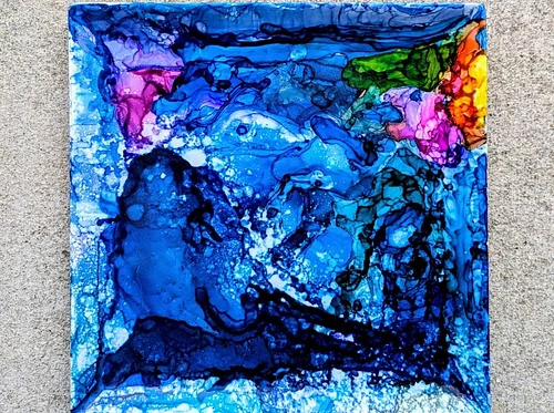 Intro to Alcohol Inks Workshop at CRAFT