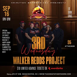 September 16 th Wednesday Walker Redds Project