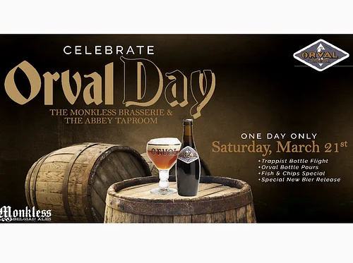 Orval Day at The Monkless Brasserie & The Abbey Taproom