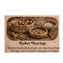 Historical Trades at the Inn - Basket Weaving