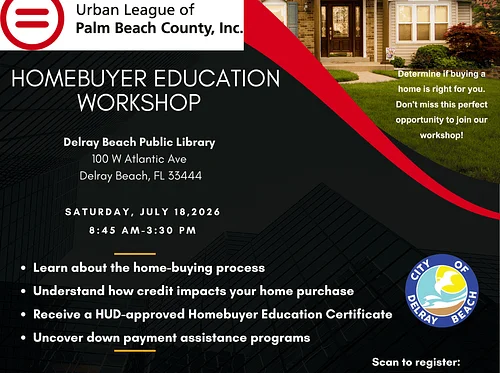 In Person Homebuyer Education Workshop in Delray Beach