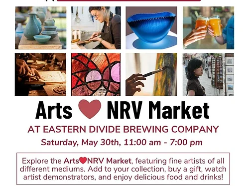 Arts❤️NRV Market at Eastern Divide Brewing Company