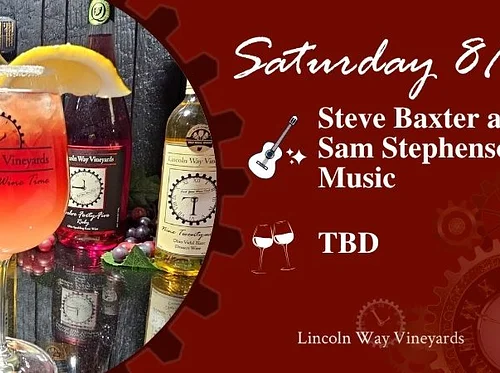 Saturday Tunes and Food with Steve Baxter and Sam Stephenson Music