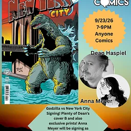 Godzilla vs NYC Special Signing POSTPONED