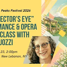 Performance and Opera Master Class with Paula Suozzi
