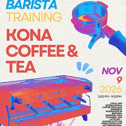 Kona Coffee Barista Training