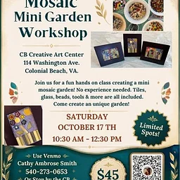 Mosaic Mini Garden Workshop