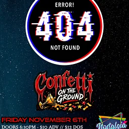 404 Band, Confetti On The Ground