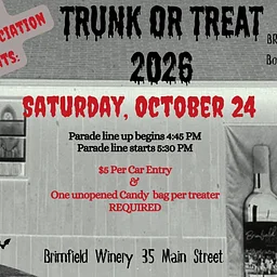 Brimfield’s Trunk or Treat brought to you by Brimfield Athletic Association