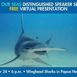 Save Our Seas Distinguished Speaker Series FREE Virtual Presentation