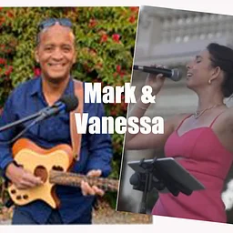 Music by Mark Waterford and Vanessa Castano, Food by Fratelli’s Pizza