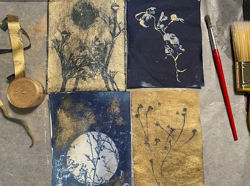 Cyanotypes & Gold with Marcy Palmer (Online)