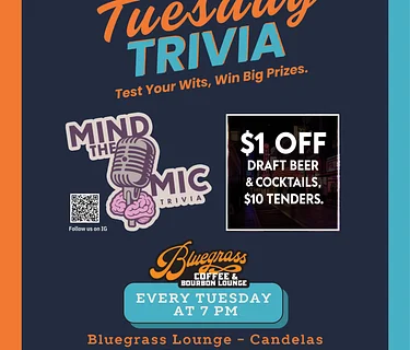 Tuesday Night Trivia at Bluegrass Candelas