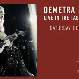 Demetra live in the tasting room