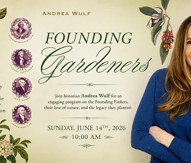 Sunday Morning Book Talk with Andrea Wulf: Founding Gardeners