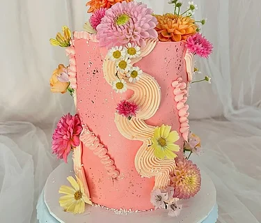 Abstract art Cake Decorating