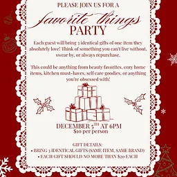 Favorite Things Party