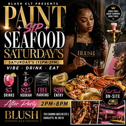 Paint + Sip + Seafood Saturday's