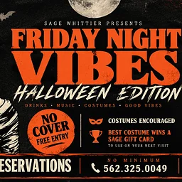 Friday Night Vibes: Halloween Edition | FREE ENTRY