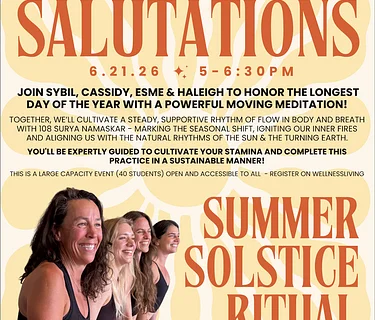 Summer Solstice Ritual: 108 Sun Salutations Practice – LARGE CAPACITY: 40