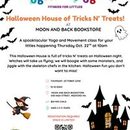 Sign up for a Spooktacular Yoga Class for Littles with Wiggles & Jiggles! (Register $18/child) ...