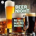 Beer Night – TUESDAYS