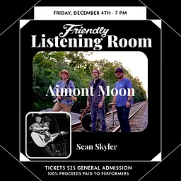 Friendly Listening Room Presents Aimont Moon & Sean Skyler