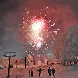 New Year’s Celebration and Fireworks