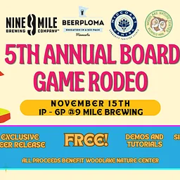 Board Game Rodeo For Wood Lake Nature Center