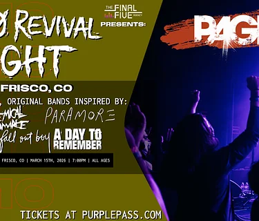 Emo Revival Night w/Page 9