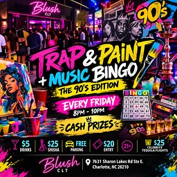 Trap & Paint + Music Bingo