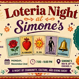 Loteria Night Fundraiser at Simone's