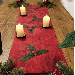 Felted Holiday Table Runner with Liz Canali