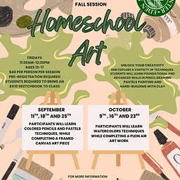 Homeschool Art-October 2026