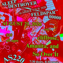 Sleep Destroyer + Feldspar 00000 + cliffrose + Amanita + So Over It