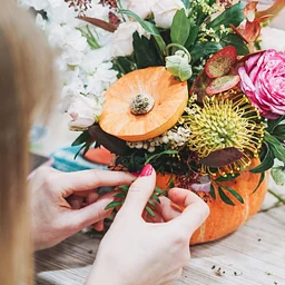 Pumpkin Floral Arrangements