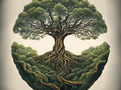 The Cosmic Tree: A Universal Symbol of Life: Flowering Trees