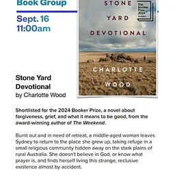 Daytime Book Group: Stone Yard