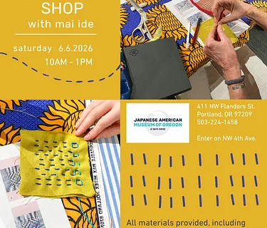 Sashiko Intro Workshop with mai ide