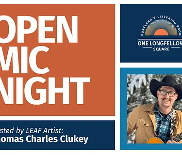 May Open Mic Night hosted by Thomas Clukey 🌱